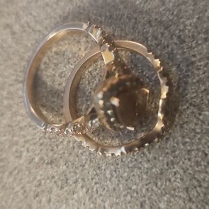 Elegant Rose Gold Neil Lane Ring Set